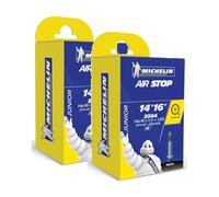 MICHELIN - Lot de Deux Chambres à Air AIRSTOP - Excellente Résistance aux Crevaisons - Idéale pour Vélos City, Route et Piste, VTT, remorque