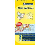 Michelin Map France: Alpes-maritimes 341