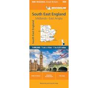 Michelin – Carte Grande-Bretagne n°504 : Angleterre Sud-Est, Midlands et East Anglia