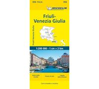 Michelin – Carte d'Italie : Frioul-Vénétie Julienne 356