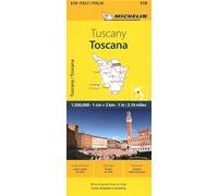 Michelin Map Italy: Toscana 358