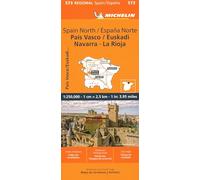 Michelin Map Spain: North, Basque Country, Navarra, La Rioja Map 573