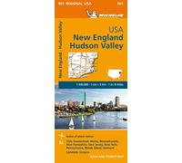 Michelin Map USA New England, Hudson Valley