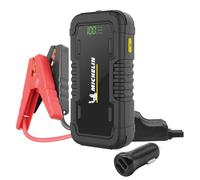 MICHELIN MJS160 Jump Starter et Power Bank | Aide au démarrage 16 000 mAh | Courant de crête de 2000 A / 12 V pour véhicules | Lumière LED | Convient pour 6 l Essence et 4,0 l Diesel