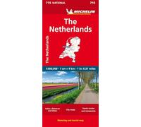 Michelin - Netherlands - National Map 715 - Sheet map - G245z