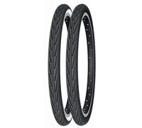 Michelin Pneu vélo Diabolo City 20 x 1.75 – Tringle rigide – Noir/Blanc