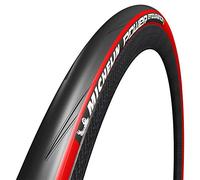 Michelin Power Endurance Pneu Vélo Route Rouge, Tringle Souple, 700 x 25C