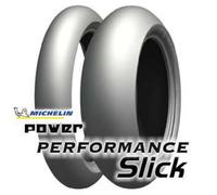 Michelin - Pneu Moto POWER PERFORMANCE SLICK - Circuit Piste - 190/60R17 - TL,Arrière,Radial,medium soft