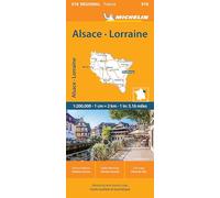 Michelin Carte régionale France Alsace-Lorraine 516