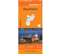 Michelin Regional France Aquitaine Map