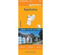 Michelin Regional France Aquitaine Map