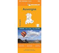 Michelin Carte régionale France – Auvergne-Limousin