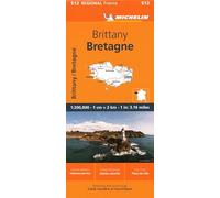 Michelin Regional France Brittany Map