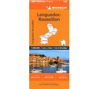 Michelin Regional France Languedoc-Roussillon Map