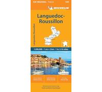 Michelin Regional France Languedoc-Roussillon Map