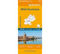 Michelin Regional France Midi-pyrénées Map