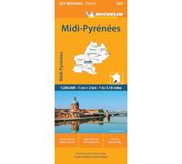 Michelin Regional France Midi-pyrénées Map