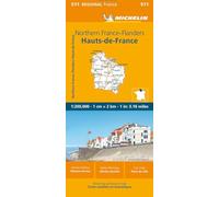 Michelin Regional France Nord-pas-de-calais, Picardy Map
