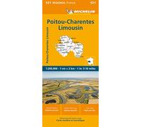 Michelin Regional France Poitou-charentes Map