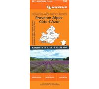 Michelin Regional France Provence-alps-french Riviera Map
