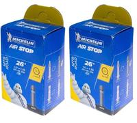 Michelin S125193 Chambre a air Noir, 26", 25-35mm (Lot de 2)