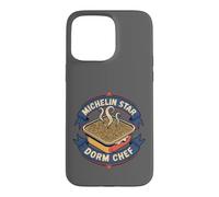 Michelin Star Dorm Chef Nouilles Ramen instantanées Coque pour iPhone 15 Pro Max