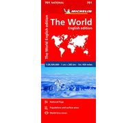 Michelin The World / Michelin Le Monde: English Edition / Edition Anglaise