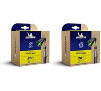 Michelin Tube Intérieur Unisexe C4 Protek Max, Valve Schrader-35mm, 26" 1.9-2.3, Noir (Lot de 2)
