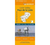 Michelin Val de Loire : Carte routière et touristique 1:200.000 (MICHELIN Cartes régionales)