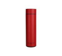 Michelino 0.5L Thermos en acier inoxydable avec indicateur de température Double paroi Distributeur de boissons Pichet isolant Pot à café Théière Rouge