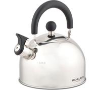 Michelino 1,5L Bouilloire à sifflet - Acier inoxydable (12108) Bouilloire à sifflet pliable