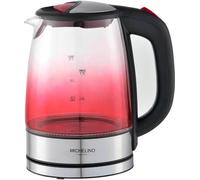 MICHELINO Bouilloire en verre 1,7 litre LED rouge 74342