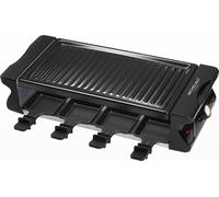 Michelino Raclett BBQ-Grill pour 8 personnes avec 8 spatules PP Gril de table Plaque de gril