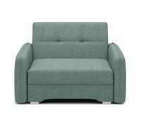 Michelle - fauteuil convertible avec coffre en velours - Vert