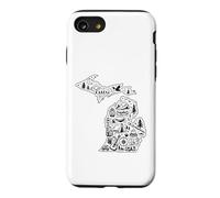 Michigan Camping Adventure UP et Lower Peninsula Outdoor Coque pour iPhone SE (2020) / 7/8
