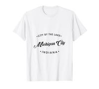 Michigan City Indiana City by The Lake Hommes et Femmes T-Shirt