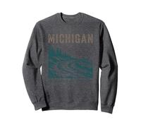 Michigan Eau douce et mémoire profonde depuis 1837 Sweatshirt