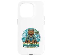 Michigan Grands Lacs Ours Eau Nature Vibes Coque pour iPhone 15 Pro