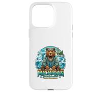 Michigan Grands Lacs Ours Eau Nature Vibes Coque pour iPhone 15 Pro Max