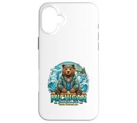 Michigan Grands Lacs Ours Eau Nature Vibes Coque pour iPhone 16 Plus