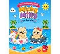 Michy & Milly on holiday: Libro da colorare con parole inglesi per bambini