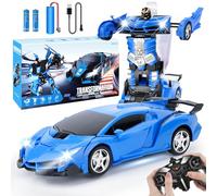Micieycle Voiture télécommandée, Robot Transformable, pour Enfants, échelle 1:18, Jouet d'anniversaire, pour garçons de 3, 4, 5, 6, 7, 8, 9, 10 Ans, garçons et Enfants - Jaune