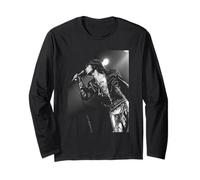 Mick Jagger Rolling Stones Album Tour Live Noir et Bleu Manche Longue