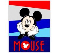 Mickey Couverture Plaid Coral 120x150 Cm Fleece Blanket Polar Disney Minnie Multicolore