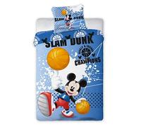 Mickey Disney Football - Parure de lit - Housse de Couette - lit 1 Place