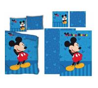 MICKEY DISNEY-HOUSSE DE COUETTE-PARURE DE LIT 140X200 CM + 1 TAIE 63X63 CM+ 1 TAP BALL GARCON EN CADEAU.