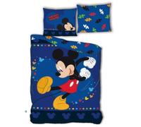 Parure de lit Mickey Réversible 'Jump' - Housse de Couette Réversible 140x200 cm + Taie d'oreiller 63x63 cm