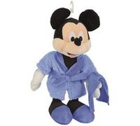 Mickey en peignoir bleu 25 cm - peluche disney Bleu G