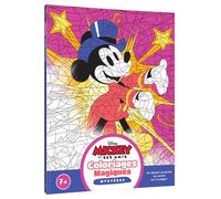 MICKEY ET SES AMIS - Coloriages Magiques - Mystères (7+) - Disney Junior - Collectif - Hachette Disney - broché - Document jeunesse