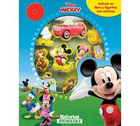 Mickey. Historias animadas: Incluye un libro y figuritas con ventosa